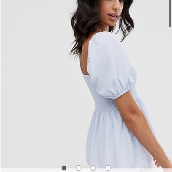 Vila square neck smock top - Picture 4 of 6